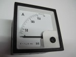 Amperomierz EQ72-x 0-150/300A do przekładnika 150/5A , wymiary: 72x72mm