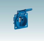 Gniazdo maszynowe 2P+Z , 16A. 250V , IP54