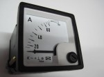 Amperomierz EQ48-x 0-75/150A do przekładnika 75/5A , wymiary: 48x48mm
