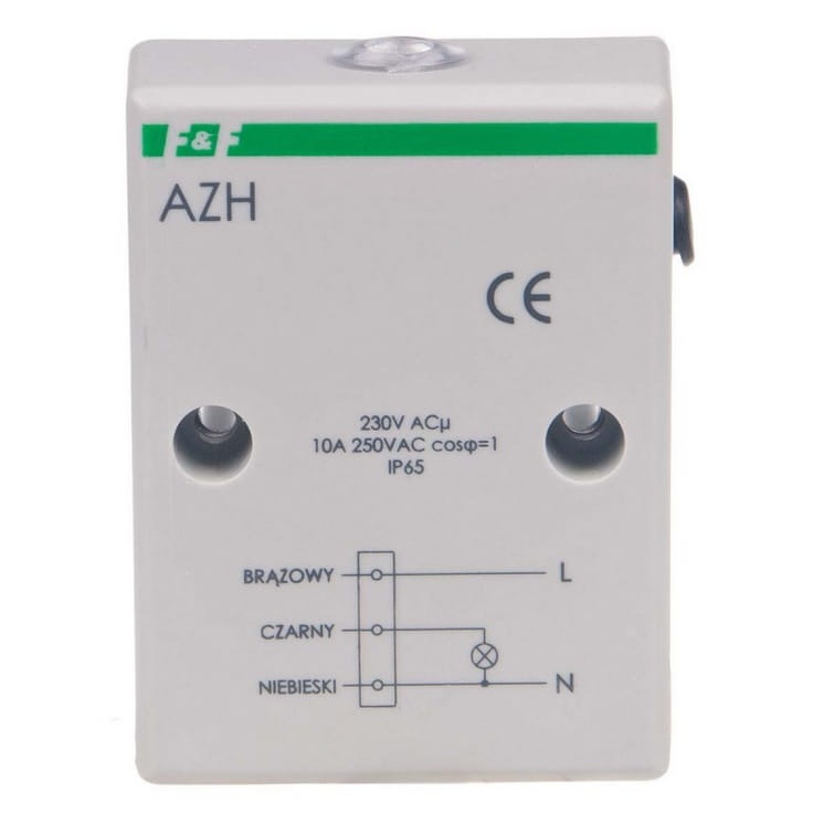AZH Automat zmierzchowy z wewnętrznym czujnikiem światłoczułym