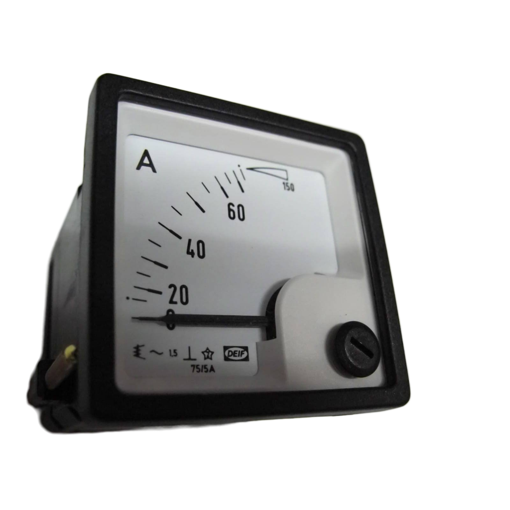 Amperomierz EQ48-x 0-75/150A do przekładnika 75/5A , wymiary: 48x48mm (90100008938160)