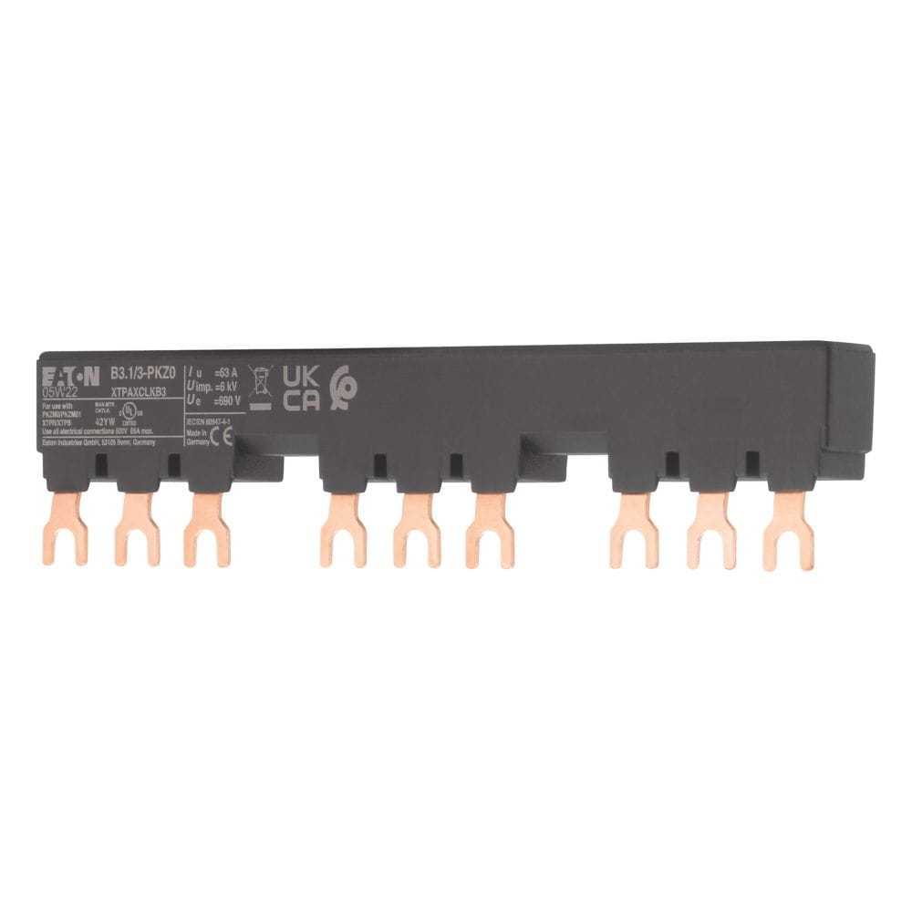 B3.1/3-PKZ0 Mostek fazowy 3P 63A widełkowy (044946)