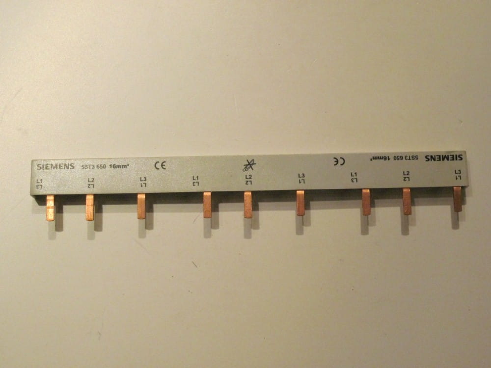 5ST3650 Szyna łączeniowa grzebieniowa. 16qmm 3x(3x(1xfaz.+HS/FS) (5ST3650)