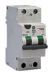 DM60 C06/030 1P+N C6A 30mA  AC Wyłącznik różnicowoprądowy (609838)